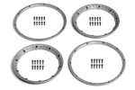 HPI Heavy Duty Wheel Bead Lock Rings Silver F. 2 Whl