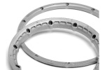 HPI Heavy Duty Wheel Bead Lock Rings Silver F. 2 Whl