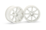 HPI Work Emotion Xc8 Wheel 26Mm White (3Mm Offset)