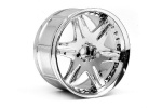 HPI Lp35 Wheel Work Ls406 Chrome (2Pcs)