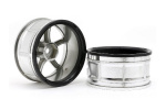 HPI Lp29 Wheel Yokohama Avs Model T6 Chrome (2Pcs)