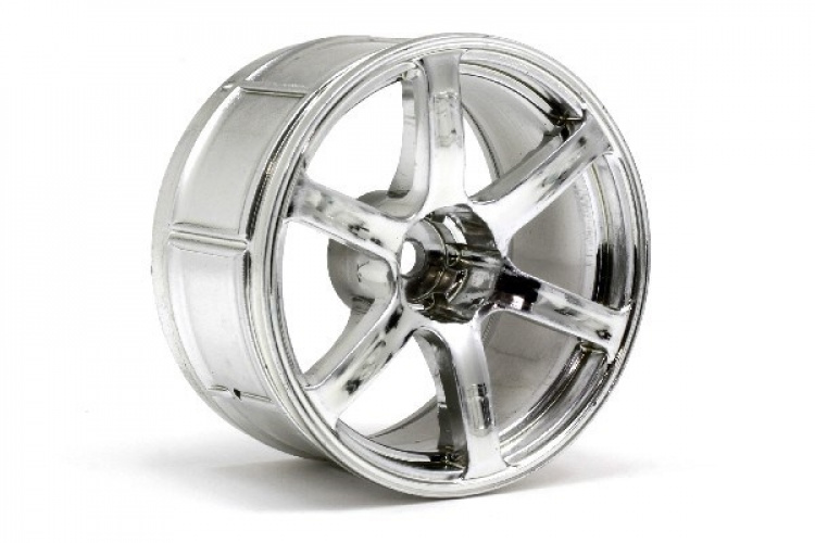 HPI Lp32 Wheel Yokohama Avs Model T6 Chrome (2Pcs)