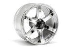 HPI Lp35 Wheel Yokohama Avs Model T6 Chrome (2Pcs)