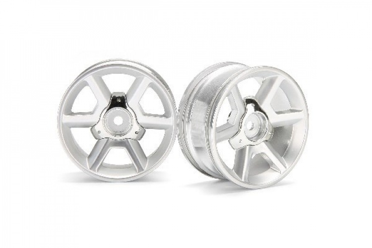 HPI GT Wheel Silver (6Mm Offset/2Pcs)
