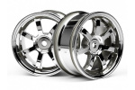 HPI Rays Gram Lights 57S-Pro Wheel Chrome (0mm Offset)