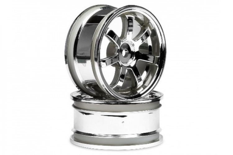 HPI Rays Gram Lights 57S-Pro Wheel Chrome (0mm Offset)