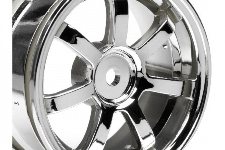 HPI Rays Gram Lights 57S-Pro Wheel Chrome (0mm Offset)
