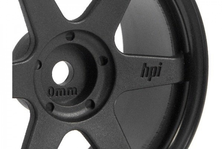 HPI Te37 Wheel 26Mm Black (0Mm Offset)