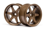 HPI Te37 Wheel 26Mm Bronze (0Mm Offset)