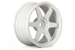 HPI Te37 Wheel 26Mm White(3Mm Offset)