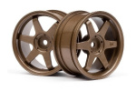 HPI Te37 Wheel 26Mm Bronze (3Mm Offset)