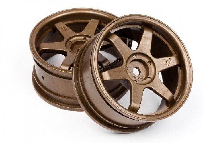 HPI Te37 Wheel 26Mm Bronze (3Mm Offset)