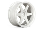 HPI Te37 Wheel 26Mm White (6Mm Offset)