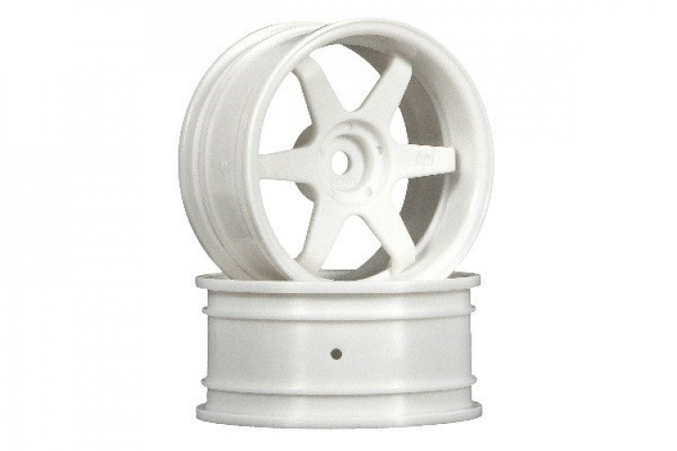 HPI Te37 Wheel 26Mm White (6Mm Offset)