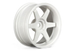 HPI Te37 Wheel 26Mm White (6Mm Offset)