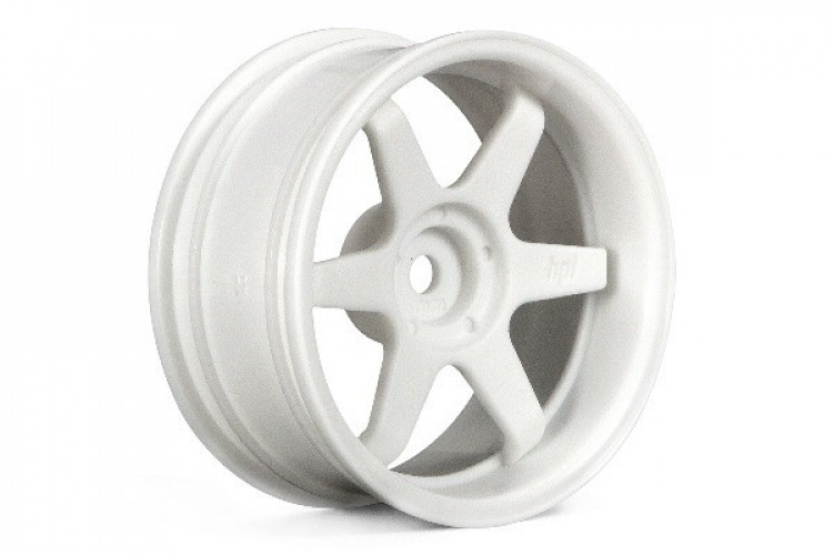 HPI Te37 Wheel 26Mm White (6Mm Offset)