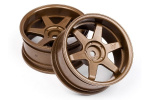 HPI TE37 Wheel 26Mm Bronze (6Mm Offset)