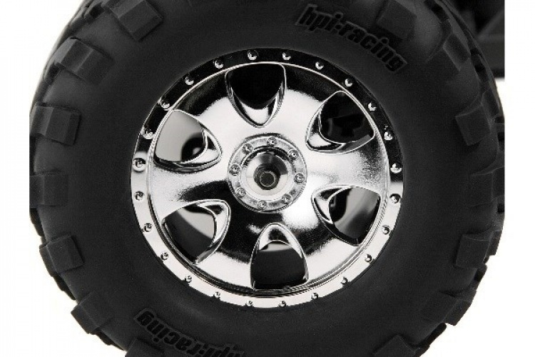HPI Mounted Gt2 Tyre S Compound On Warlock Wheel Crm