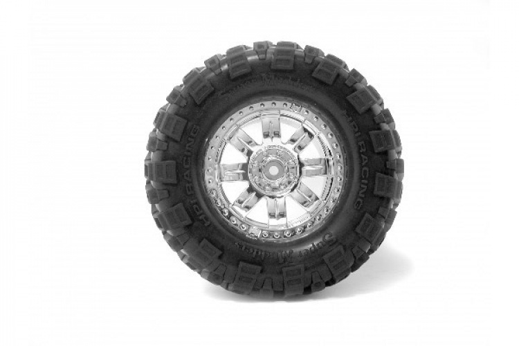 HPI Mounted Super Mud Tire 165X88Mm Ringz Wheel Shncrm