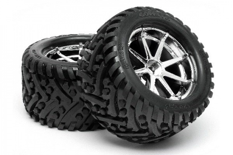 HPI Mounted Goliath Tire 178X97Mm On Blast Wheel Crm