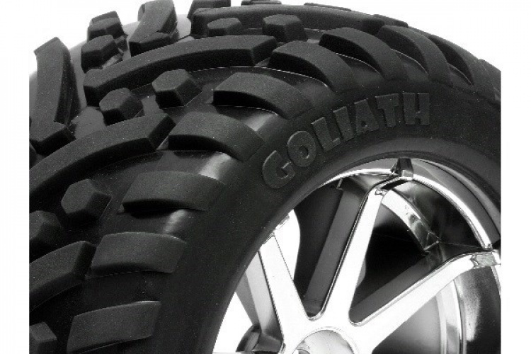 HPI Mounted Goliath Tire 178X97Mm On Blast Wheel Crm