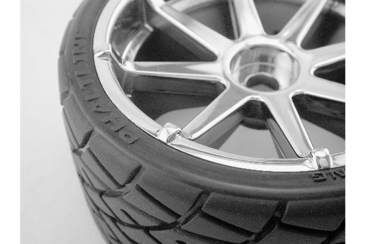 HPI Mounted Phaltline Tire 140X70Mm On Blast Wheel Crm