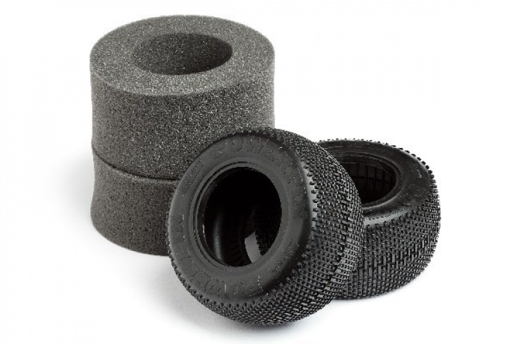 HPI Powerpin 2.2 Inch Mt Tire (White/2Pcs)