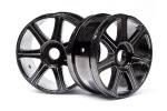 HPI Hb Edge Wheel (Black Chrome/2Pcs)