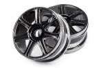 HPI Hb Edge Wheel (Black Chrome/2Pcs)