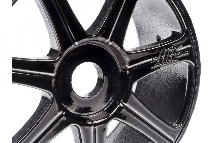 HPI Hb Edge Wheel (Black Chrome/2Pcs)