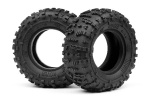 HPI Rover 1.9 Tire (Red/Rock Crawler/2Pcs)