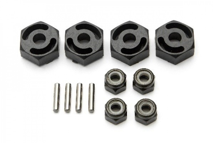 HPI Wheel Adapter (4Pcs Hex/Pin & Nut/Sprint)