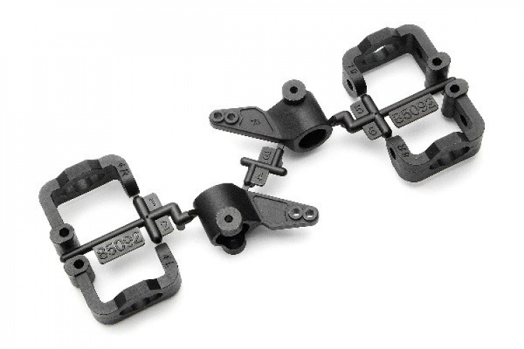 HPI Front C Hub (4 And 6 Degrees/Knuckle Arm Set