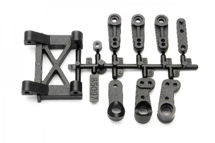 HPI Center Post/Servo Horn/Steering Crank Set