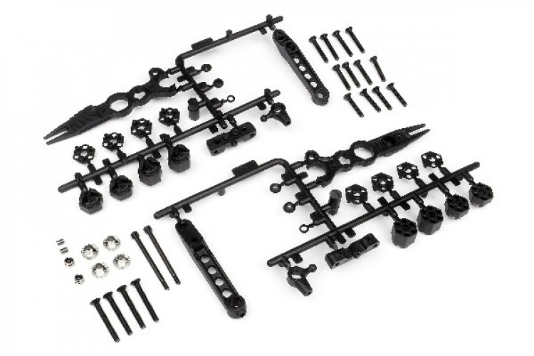 HPI Front Body Mount/Wheel Hub Set (2Pcs)