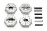Sekskantet hjulnav 17Mm (sølv)