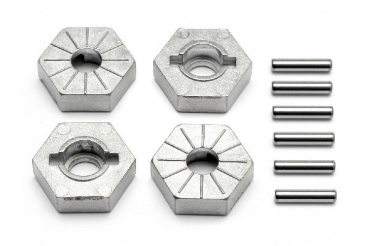 Sekskantet hjulnav 17Mm (sølv)