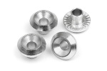 HPI Wheel Washer (Silver/4Pcs)