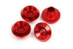 HPI Wheel Washer (Red/4Pcs)