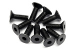HPI Flat Head Screw M4X12Mm (Hex Socket/10Pcs)