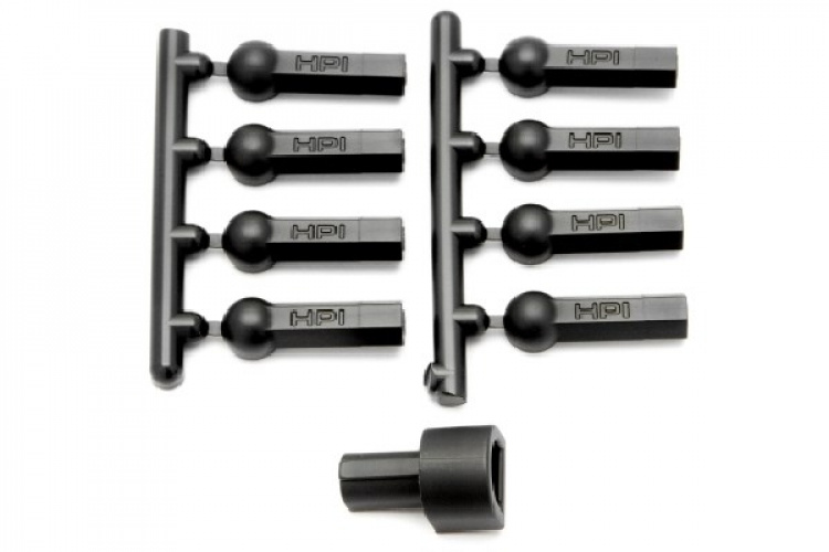 HPI Heavy Duty Ball Cup 4.3 X 18Mm (8Pcs)