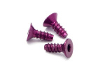 HPI Alu Tp Flat Hd Screw 3 X8Mm Hex Socket/Purple/5Pc