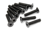 HPI Flat Head Screw M3X15Mm (Hex Socket/10Pcs)