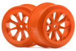 HPI 8-SHOT SC WHEEL (ORANGE/2PCS)