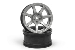 HPI 7TWENTY STYLE55 WHEEL GUNMETAL (6MM/2PCS)