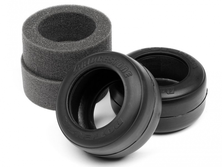 HPI Bridgestone High Grip FT01 Slick Tyre S (Front)