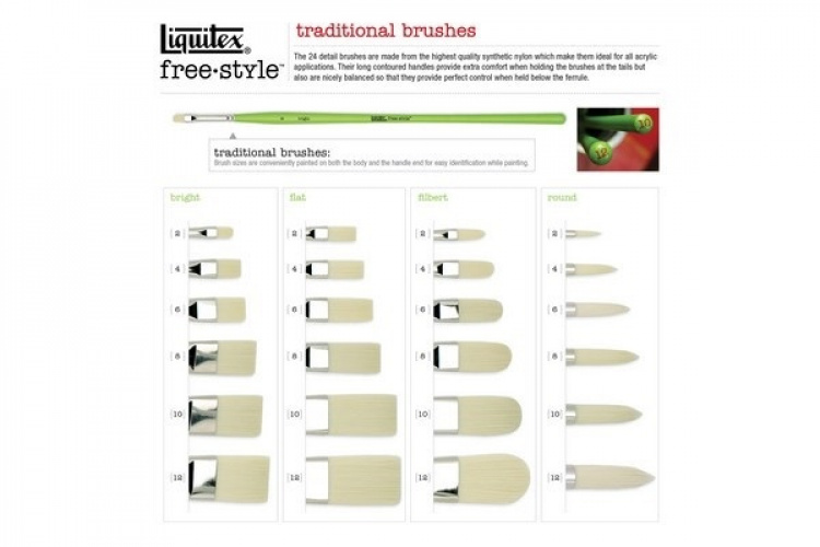 LIQUITEX Free Style Round No 2