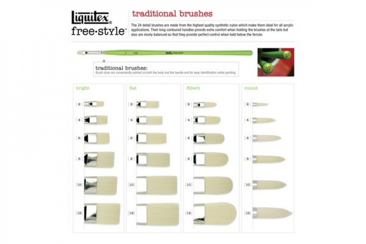 LIQUITEX Free Style Round No 2