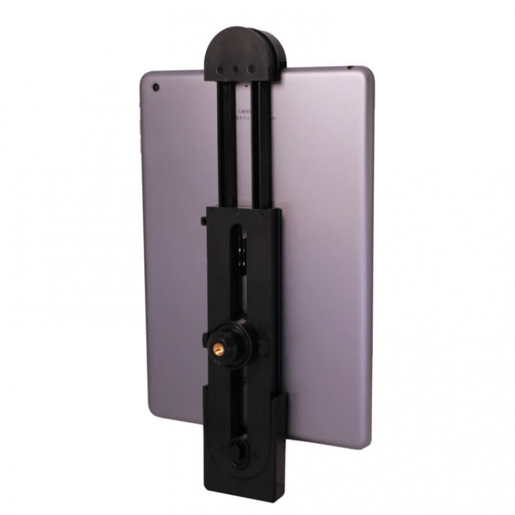 Gear Tablet/Smartphone Holder Stativ Med 1/4 Stativgevind Sort