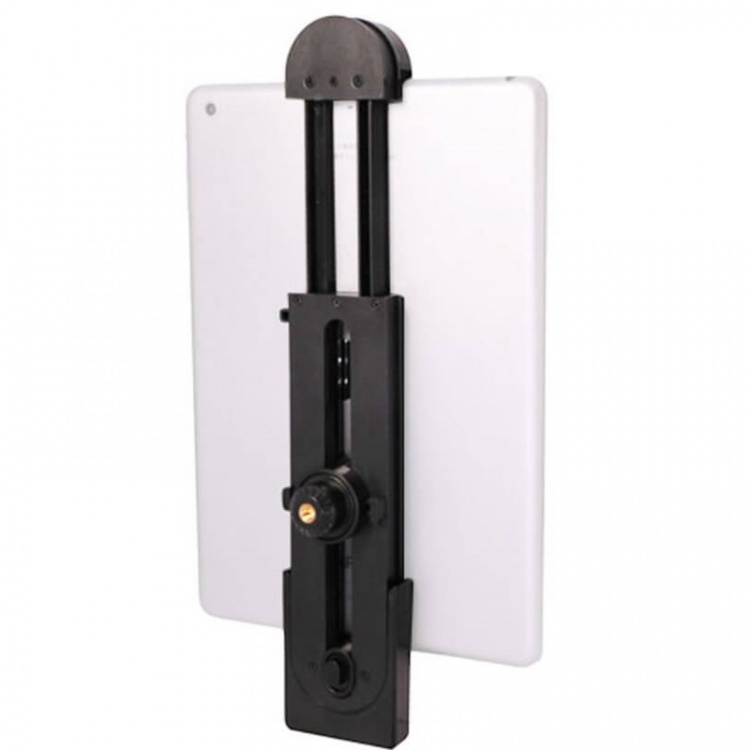 Gear Tablet/Smartphone Holder Stativ Med 1/4 Stativgevind Sort